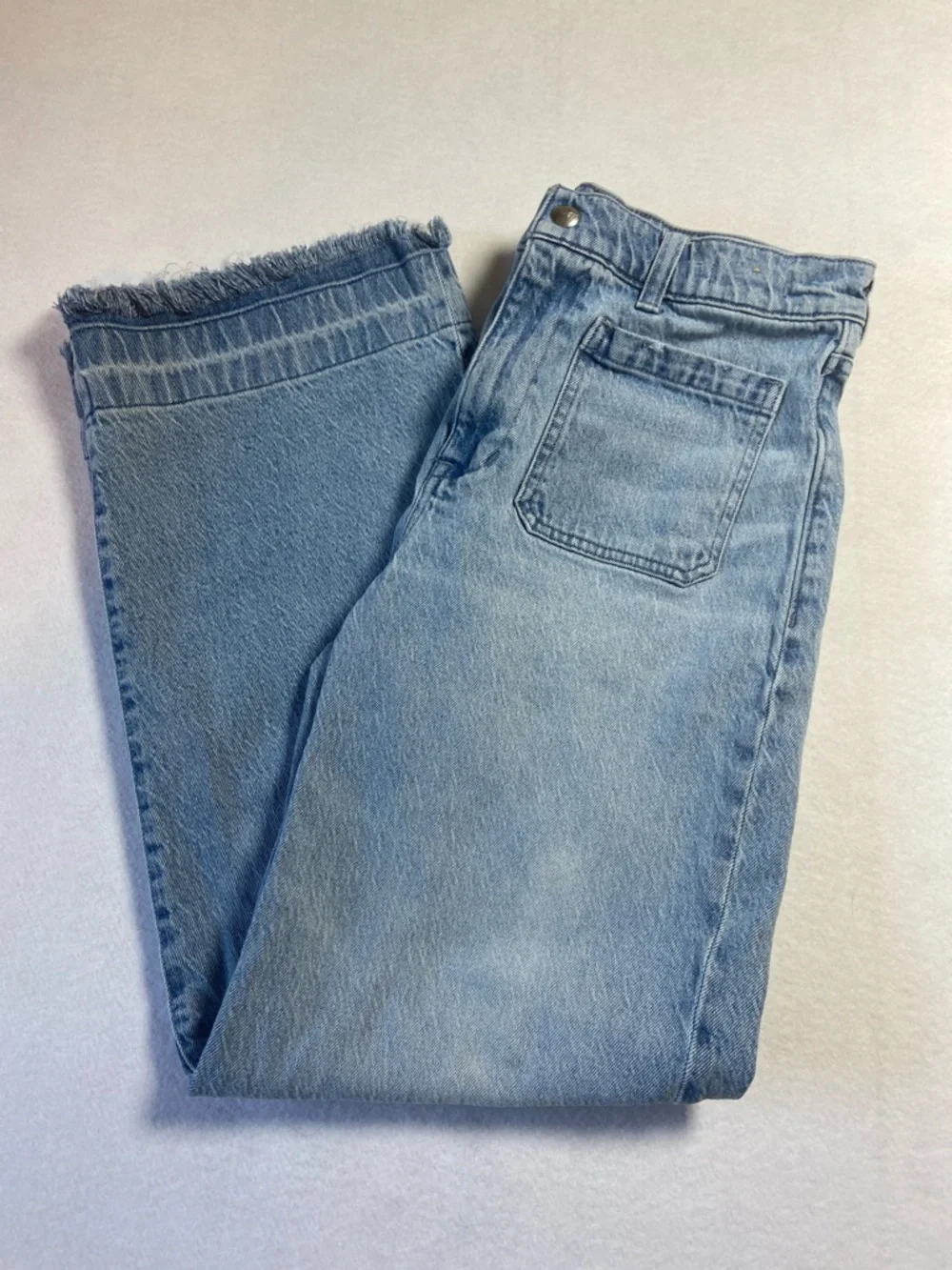 Madewell Light Blue Wide Leg Jeans